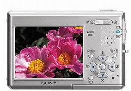 數碼 索尼T1 最小巧的500萬像素DC